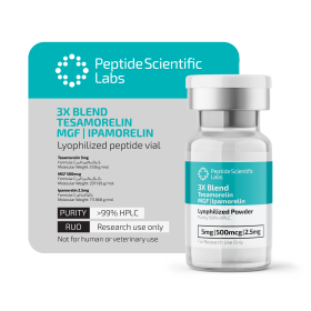 Tesamorelin/Ipamorelin 5mg/500mcg/2.5mg Peptides