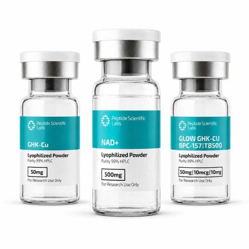 GHK-Cu + NAD⁺ + Glow-70 Research Kit — Cosmetic Peptides