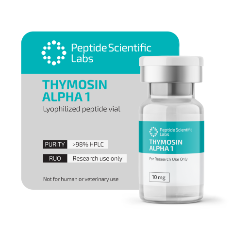 Peptide Scientific Labs - Lyophilized peptide vial - THYMOSIN ALPHA 1 - Thumbnail 1