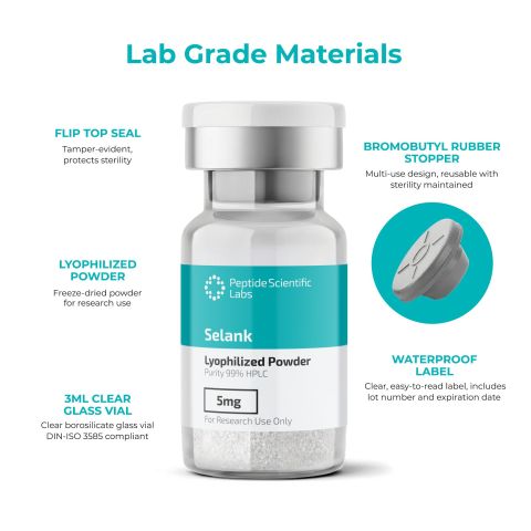 Selank 5mg Peptides - Thumbnail 6