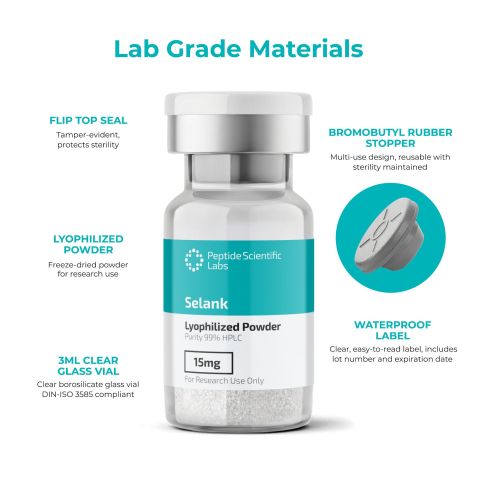Selank 15mg Peptides - Thumbnail 6