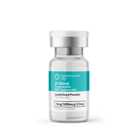 Tesamorelin/Ipamorelin 5mg/500mcg/2.5mg Peptides - Thumbnail 2