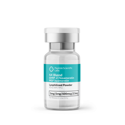 Tesamorelin/Ipamorelin Blend 5mg/5mg/500mcg/2.5mg Peptides - Thumbnail 2