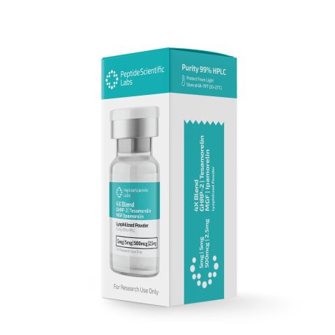 Tesamorelin/Ipamorelin Blend 5mg/5mg/500mcg/2.5mg Peptides - Thumbnail 4