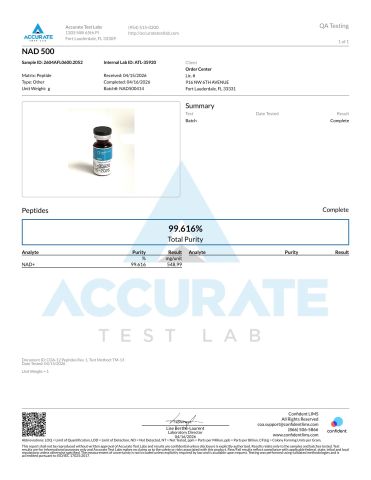 GHK-Cu + NAD⁺ + Glow-70 Research Kit — Cosmetic Peptides - Lab Report 1